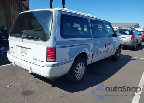 1993 Plymouth Grand Voyager Se from USA, damaged, VIN 1P4GH44R6PX719385